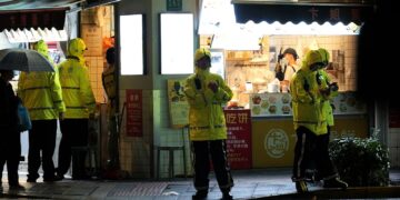 Empty streets in Shanghai after police ‘arrest people in Halloween costumes’ | World News