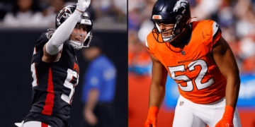 Among the stakes when Falcons, Broncos meet Sunday: Elliss family bragging rights