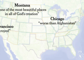 ‘Cesspools,’ ‘Hellholes’ and ‘Beautiful Places’: How Trump Describes the U.S.