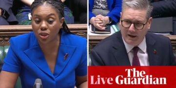 Badenoch accused of ‘cheerleading’ for Trump after she says Starmer should invite him to parliament – UK politics live | Politics