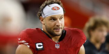 49ers Star Nick Bosa Gets Fined By The NFL For His MAGA Hat, AP Source Says