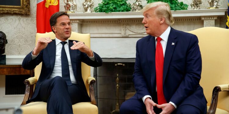 NATO Head And Trump Meet In Florida For Global Security Talks