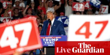 Donald Trump wins Arizona as US House moves closer to Republican control – US politics live | US elections 2024