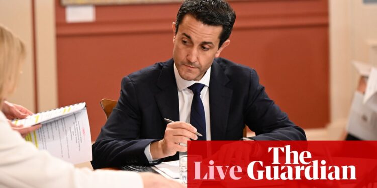 Australia news live: Crisafulli announces new cabinet; PwC reveals it sacked eight staff over data breaches | Australia news