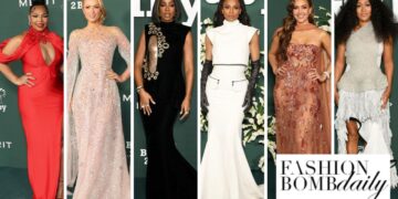 On the Scene at the Baby 2 Baby Gala 2024: Ashanti in a Red Fjolla Haxhismajli Dress, Ciara in a White Toni Maticevski Gown, Jessica Alba in a Beaded Zuhair Murad Look & More!