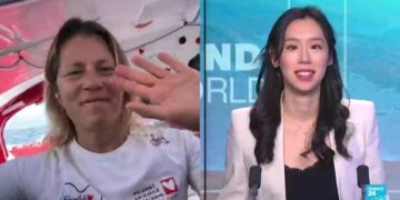 Vendee Globe: the esteemed sailor Samantha Davies also raises money for children with heart diseases