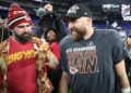Travis Kelce says brother Jason was ‘defending’ their family in phone-smashing incident