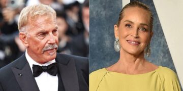 Kevin Costner And Sharon Stone Share ‘Flirty’ Moment At Award Ceremony