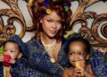 Rihanna Promoted her Savage X Fenty ‘Forever Savage’ Onesies Alongside Her Sons RZA and Riot