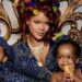 Rihanna Promoted her Savage X Fenty ‘Forever Savage’ Onesies Alongside Her Sons RZA and Riot
