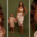 Victoria Monet Wore a Floral Set by Kim Shui Studio During a Photoshoot with Her Daughter