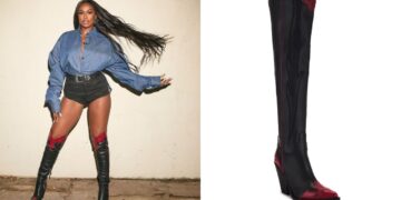 You ask, we answer! CoCo Jones Attended GQMOTY in Black and Red $980 Sonora Boots