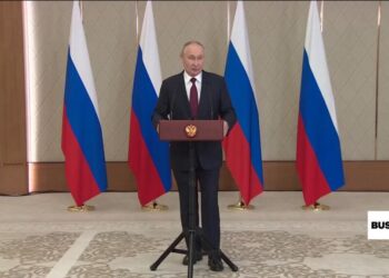 Putin says there's no need to panic over Russia's plummeting ruble