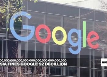Russia fines Google a sum greater than world's total GDP