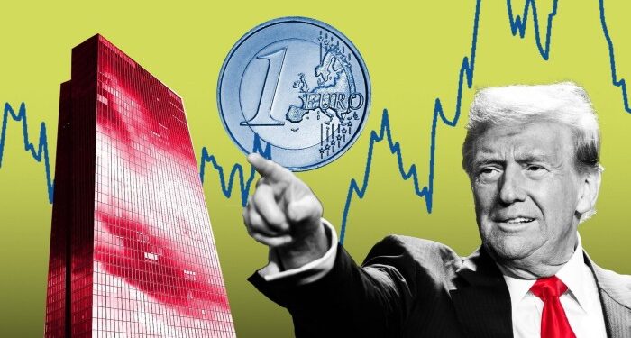 European stocks lag US by record margin as ‘Trump trade’ bites