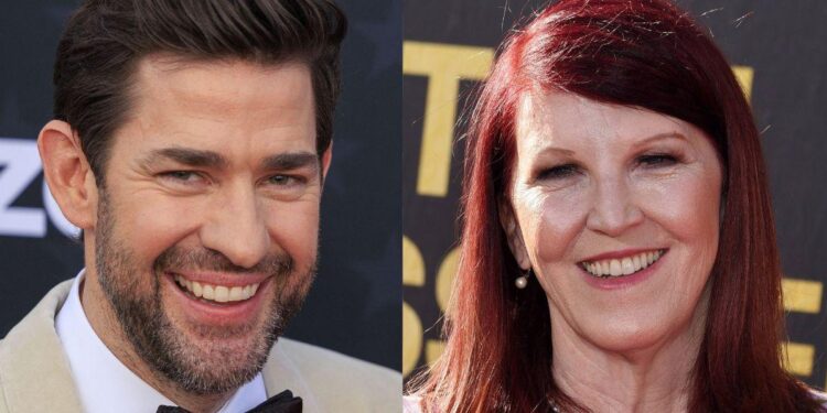 Kate Flannery Supports John Krasinski’s ‘Sexiest Man’ Honor