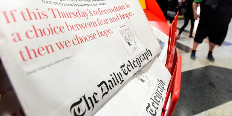 Apollo in talks to finance New York Sun-owner’s £550m Telegraph bid | Money News