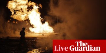 Russia-Ukraine war live: airstrike on Kyiv following warnings of ballistic missile attack | Russia