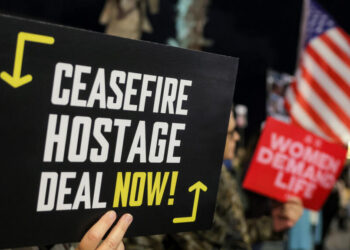 Thousands of Israelis protest in Tel Aviv for Gaza hostage deal