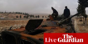Middle East crisis live: 14 security personnel killed in Syria after clash over former prison officer | Syria