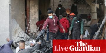 Officials claim Israeli military ‘burning’ Kamal Adwan hospital after forced evacuation of patients – Middle East crisis live | Middle East and north Africa