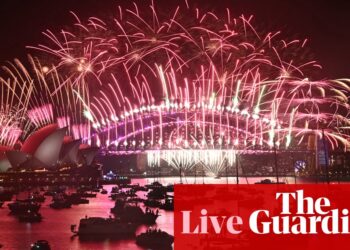 New Year’s Eve celebrations: Sydney welcomes 2025 with spectacular fireworks display – live | World news