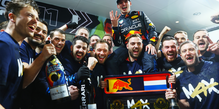 Las Vegas Grand Prix, Max Verstappen wins fourth drivers world championship, George Russel Lewis Hamilton