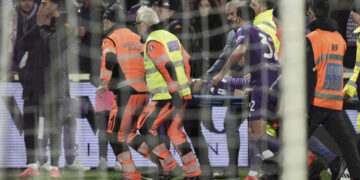 Serie A football match halted after Fiorentina's Bove collapses on pitch
