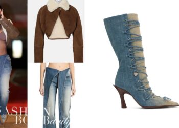 Cardi B Splurged on Holiday Gifts in a $5,773 Maison Alaia Sherling Jacket with a Nensi Dojaka Body Suit and $363 Blue Y/Project Jeans + More!