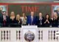Trump rings opening bell at NYSE after being named Time's Person of the Year