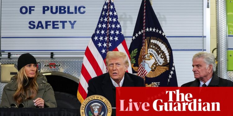 Trump threatens to ‘get rid’ of emergency agency Fema and tells states to ‘take care’ of disasters – live | US politics