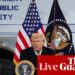 Trump threatens to ‘get rid’ of emergency agency Fema and tells states to ‘take care’ of disasters – live | US politics