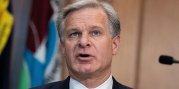 Outgoing FBI Director Christopher Wray Urges Commitment To ‘Rule Of Law’ In Farewell Address
