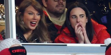 Caitlin Clark Joins Taylor Swift To Watch Travis Kelce’s Kansas City Chiefs In Playoff Win