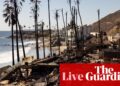 LA fires live: risk of ‘rapid fire spread’ as near hurricane-force winds forecast in some areas | California wildfires