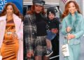 Keke Palmer Slays NYC in Plaid Schiaparelli, Turquoise Dior, Metallic Dolce & Gabbbana, and more!