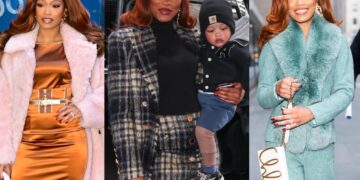 Keke Palmer Slays NYC in Plaid Schiaparelli, Turquoise Dior, Metallic Dolce & Gabbbana, and more!