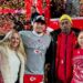 Patrick Mahomes Reunites With His Parents, Brother After AFC Title Win