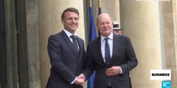 Trump tariffs: French and German leaders emphasise Europe's unity against threats