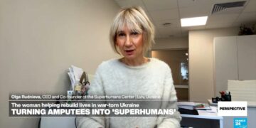 Olga Rudnieva: The woman turning Ukrainian amputees into 'Superhumans'