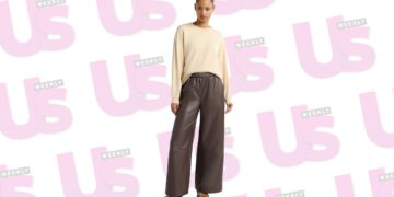 These Faux Leather Wide-Leg Pants Are Just $32 at Walmart