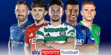 Scottish Premiership: Celtic, Rangers, Aberdeen, Hibs, Hearts, Kilmarnock, St Mirren & St Johnstone live on Sky Sports | Football News