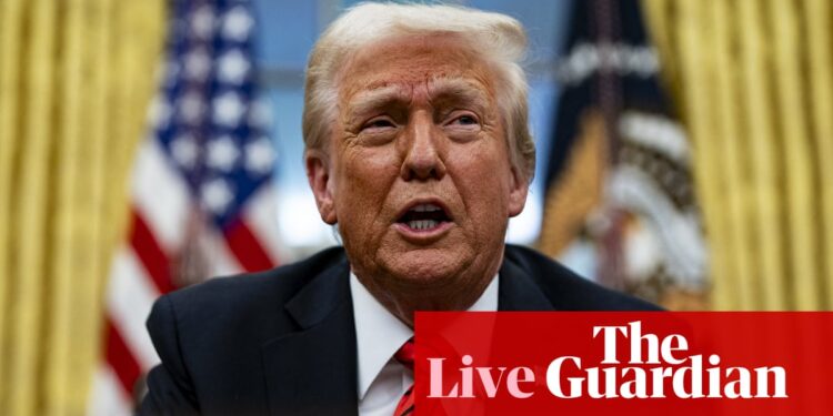 Trump decries ‘political judges’ amid court setbacks as he attempts to upend federal government – live | Trump administration