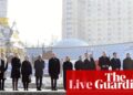 World leaders reiterate support on third anniversary of war as Zelenskyy hails ‘absolute heroism of Ukrainians’ – live | Ukraine