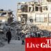 Middle East crisis live: Hamas says it will return bodies of four Israelis on Thursday and release six living hostages on Saturday | Israel