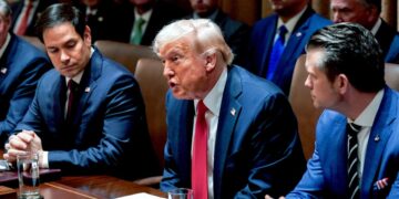 Watch Trump Tell Fox News Reporter To Gush Over Cabinet Meeting After It’s Over