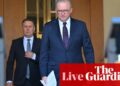 Australia politics live: PM says two-state solution stance after Trump’s Gaza ‘take over’ comments ‘the same as it was this morning’ | Australian politics
