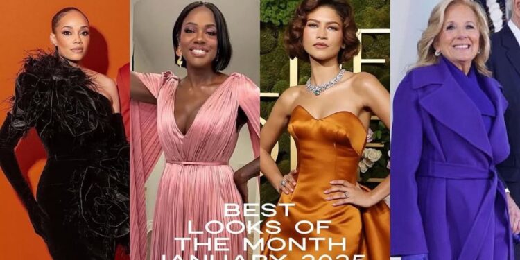 Best Looks of the Month January 2025: Zendaya Stuns in an Orange Louis Vuitton Gown, KeKe Palmer Slays in a Teal Dior Suit, Rihanna Stuts in a Black ‘The Attico’ Leather Jacket + More!