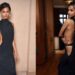 Tyla Posed in a Black Jacquemus Naked Dress During Paris Haute Couture Fashion Week ’25