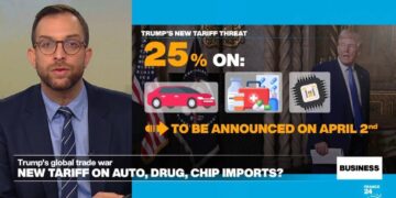 Trump threatens new 25% tariffs on all auto, drug and semiconductor imports